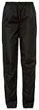 VAUDE Damen Women's Fluid Pants Regenhose, Schwarz, 40 EU