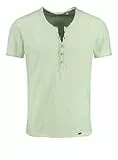 KEY LARGO Herren Lemonade Button T-Shirt, Pistachio Green (1549), L EU