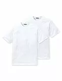 Schiesser Herren 2 Pack Shirt Rundhals - American Unterhemd, Weiß, XL EU