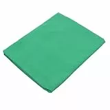 Tbest Fotografischer Greenscreen-Hintergrund, Professionelles Perforiertes Baumwoll-Polyester-Hintergrundtuch für Studio-Video-Modellwerbung, Live-Übertragung (1x2m / 3,28x6,56ft)