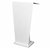 TT-YEC Acryl-Podium-Stand, Klassenzimmerkirchen-Acryl-Transparent-Podium, Vortragspodium Mit 2-Stufiger Lagerfläche Für Restaurants, Kirchen, Seminare Und Schulen,C