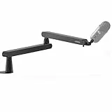 IXTECH Mikrofonarm Verstellbarer 360°drehbarer Mikrofonständer Low Profile Mic Arm mit universeller Halterung voll verstellbar für Profis Microfon Boom Arm Kompatibel HyperX BlueYeti Shure Rode LIZARD