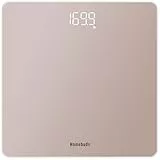 Homebuds Digitale Waage Personen, hohe Präzision Zugesichert durch professionelle Personenwaage fabrik SEIT 2001, helle weiße LED und Step On, 3*AAA Batterien enthalten, 400lb/182kg, Roségold