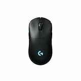 Logitech G PRO 2 LIGHTSPEED kabellose Gaming-Maus Rechts-oder Linkshänder, mit bis zu 4 anpassbaren, umschaltbaren magnetischen Seitentasten, 44K-DPI-Sensor und USB-C-Ladefunktion, PC/Mac - Schwarz
