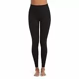 Spanx Leggings für Damen Look at Me Now Seamless Leggings, Very Black, L