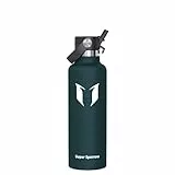 Super Sparrow Trinkflasche Edelstahl - Ultraleicht Thermobecher - 750ml - Standardmund Stroh-Deckel - BPA-Frei Thermoskanne, Thermosflasche für Sport, Travel, Schule, Outdoor