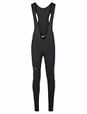 VAUDE Men's Matera Warm Bib Tights II, Warme Fahrrad Trägerhose für Herren, Passform: Slim fit, Black, L