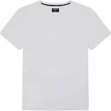 Hackett London Herren Pima Cotton Tee T-Shirt, White (White), XS