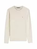 Tommy Hilfiger Men's Essential Ssnl Cotton Crewneck Mw0Mw39999, Khaki, M