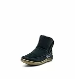 Sorel NAKISKA BOOTIE Hausschuhe Stiefel für Damen, Schwarz (Black x Sage), 40 EU