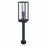 LEDVANCE LED Stehleuchte und Wegeleuchte für 1x E27 Leuchtmittel, Design Leuchte mit Rahmendesign für Aussen für dirkete Beleuchtung, 60cm Höhe, aus hochwertigem Aluminium, ENDURA FRAME 80CM Post E27