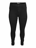 Noisy may Damen Nmcallie Hw Vi023bl Curve Noos Jeanshose, Black Denim, 46W / 30L EU