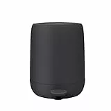 Blomus Kosmetikeimer -Sono- | Treteimer mit Soft-Close & Inneneimer 3L | Kunststoff & Silikon | Ø20xH25 cm | Farbe Magnet