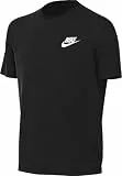 Nike Jungen K NSW Tee Emb Futura Lbr T-Shirt, Schwarz, 13 Jahre EU