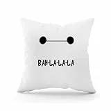 Forsca Baymax Bah Cool Funny Dekorativer Kissenbezug mit Füllung für Sofa-Autokissen