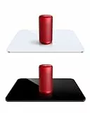 UTEBIT Acrylplatte Fotografie 300 * 300 * 5 mm / 12 * 12 * 0.2 Inch Schwarze Glasplatte Acrylglas Weiß Acrylglasplatten Foto Hintergrund Acryl Reflektor Board für Produkt-, Objektfotografie-Aufnahmen