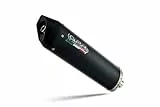 Auspuff Marke GPR kompatibel mit Kymc X-Town 125 2016/2020, Komplettanlage Racing Furore Schwarz