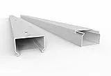SCOS Smartcosat SCOSKK85 20 m Kabelkanal (L x B x H 2000 x 40 x 25 mm, PVC, Kabelleiste, Schraubbar) weiß