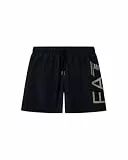 EA7 Emporio Armani Herren-Boxershorts Logo Series 7M002001AF14497 8056643412160 - XXL, Schwarz Silber, Small