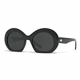 Hanukeii Unisex sanzibar Sonnenbrille, Schwarz, One Size