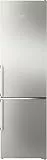 Siemens KG39NAIAU iQ500 Freistehende Kühl-Gefrier-Kombination, Gefrierbereich unten, 363 l, Total noFrost, hyperFresh, extrem leise, LED Beleuchtung, 203 x 60 cm, Gebürsteter Stahl AntiFingerprint