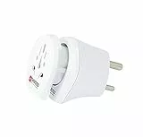 SKROSS | 1.500215-E | Combo World to India | 2in1 Reisestecker - Reiseadapter zur Anwendung von Geräten mit Schuko- oder Eurostecker in Indien