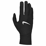 Nike Herren Pacer Lightweight Running Gloves Laufhandschuhe Training Sporthandschuhe leicht, Black/Black/Silver, M