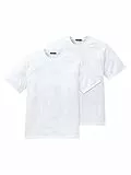Schiesser American T-Shirt Rundhals Doppelpack Uni weiß 008150/100 Größe L