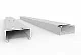 SCOS Smartcosat SCOSKK89 20 m Kabelkanal (L x B x H 2000 x 80 x 40 mm, PVC, Kabelleiste, Schraubbar) weiß