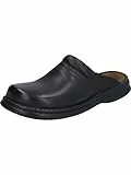 Josef Seibel Max Herren Clogs | Echtleder-Herrenschuhe, Schwarz (schwarz 600), 42 EU (8 UK)