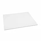 Hygiplas LDPE-Schneidebrett, weiß farbcodiert Milch- und Backzubereitung, Größe: 1 (H) x 60 (B) x 45 (L) cm, Polyethylen niedriger Dichte, nicht porös, verhindert Geschmacks-/Geruchsaufnahme, HC881