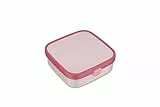 Mepal - Brotdose Groß Campus - Bento Lunchbox für Kinder - Inklusive 2 auslaufsicheren Fächern & Gabel - Fach ist mikrowellengeeignet - 2x 200 + 1250 ml - Cool pink