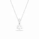 Swarovski stilla Anhänger, Weiss, Rhodiniert