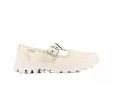 Palladium Damen Low Sneaker Pampa M-Jane Washed 94475-210-M Creme, Größe:41 EU