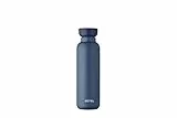Mepal - Isolierflasche Ellipse - Doppelwandige Thermo Wasserflasche - Thermosflasche für Unterwegs - 12 Stunden heiß & 24 Stunden kalt - Edelstahl - 500 ml - Nordic denim