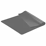 KITCHENRAKU KR Rutschfeste Silikon Unterlage, Silikone Bastelmatte, Hitzebeständige Antihaftmatte, Tischunterlage, wiederverwendbar, lebensmittelecht, spülmaschinenfest (Grau, 40x60cm)