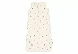 Jollein Jersey Schlafsack Baby – 110cm – Animal Friends – 100% Baumwolle – 0.5 TOG – Sommerschlafsack Baby – Mit Reißverschluss – OEKO-TEX Zertifiziert