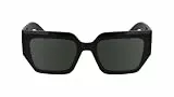 KARL LAGERFELD Women's Sunglasses KL6166S - Black with Solid Smoke Lens