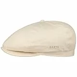 Barts Melange Jamaica Flatcap Schirmmütze Schiebermütze Leinencap Baumwollcap Herren - mit Schirm, Futter, Futter Sommer Frühling-Sommer - One Size cremeweiß