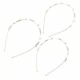 NIYANGLE 3stücke Teiliges Braut-haaraccessoires Perlen Und Muscheln Strand- -stirnbänder Für Hochzeiten Partys Und Alltägliches Styling Für Damen Und Mädchen