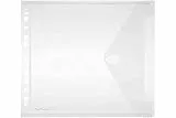Foldersys Dokumententasche, mehrfach gelocht, DIN A4, PP, vertikal, 10er-Packung, transparent