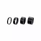 BBB Cycling Steuersatz Fahrrad Ultraleight kohlenstoffhaltige Spacer, Set aus 4 Abstandshaltern, UltraSpace BHP-35 1.1/8 inch