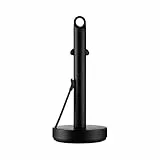 blomus -Loop- Küchenrollenhalter, Innovative Technik, Praktischer Haushaltshelfer, Farbe Black 64364
