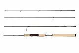 Abu Garcia Tormentor2 Reise-Spinnrute, leichte Angelrute mit 24T Carbon Blank, Korkgriff, kompaktes Design für Reisende Angler, Süß- und Salzwasser Raubfische, 1.83m 4-12g