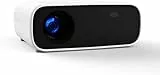 Wielio Neue Beamer, Full HD 1080P Projektor, WiFi Bluetooth Mini Beamer, 18000 Lumen Unterstützung 4K, Tragbarer Projektor, Kompatibel mit iOS/Android/Laptop/HDMI/USB(Schwarz)