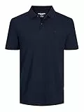 JACK & JONES Herren Jjebasic Noos Poloshirt, Navy Blazer, M EU