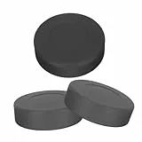 SOIMISS 3 Stück Verstellbare PVC Eishockey Pucks Flach für Training und Übung Sichere Hartgummi Pucks Geeignet für Indoor und Outdoor Hockey Training
