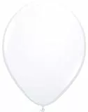 Folat 19106 Weiße Luftballons 30 cm-50 Stück, 50er Pack, Weiß