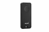Nuki Fob, elektrischer Türöffner, Sperren auf Knopfdruck, Erweiterung für Nuki Smart Lock, elektronisches Türschloss, automatischer Türöffner, Bluetooth Schlüsselanhänger, Nuki Smart Home, Schwarz