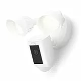 Ring Floodlight Cam Wired Plus, Zertifiziert und generalüberholt | Funktioniert mit Alexa | Weiß